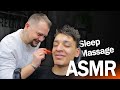 Asmr head massage from turkish barber  asmr sleep fast and easy