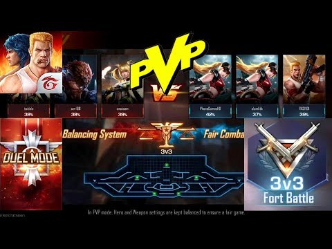 Garena Contra Return - PVP - Duel Mode - Fort Battle - 3V3