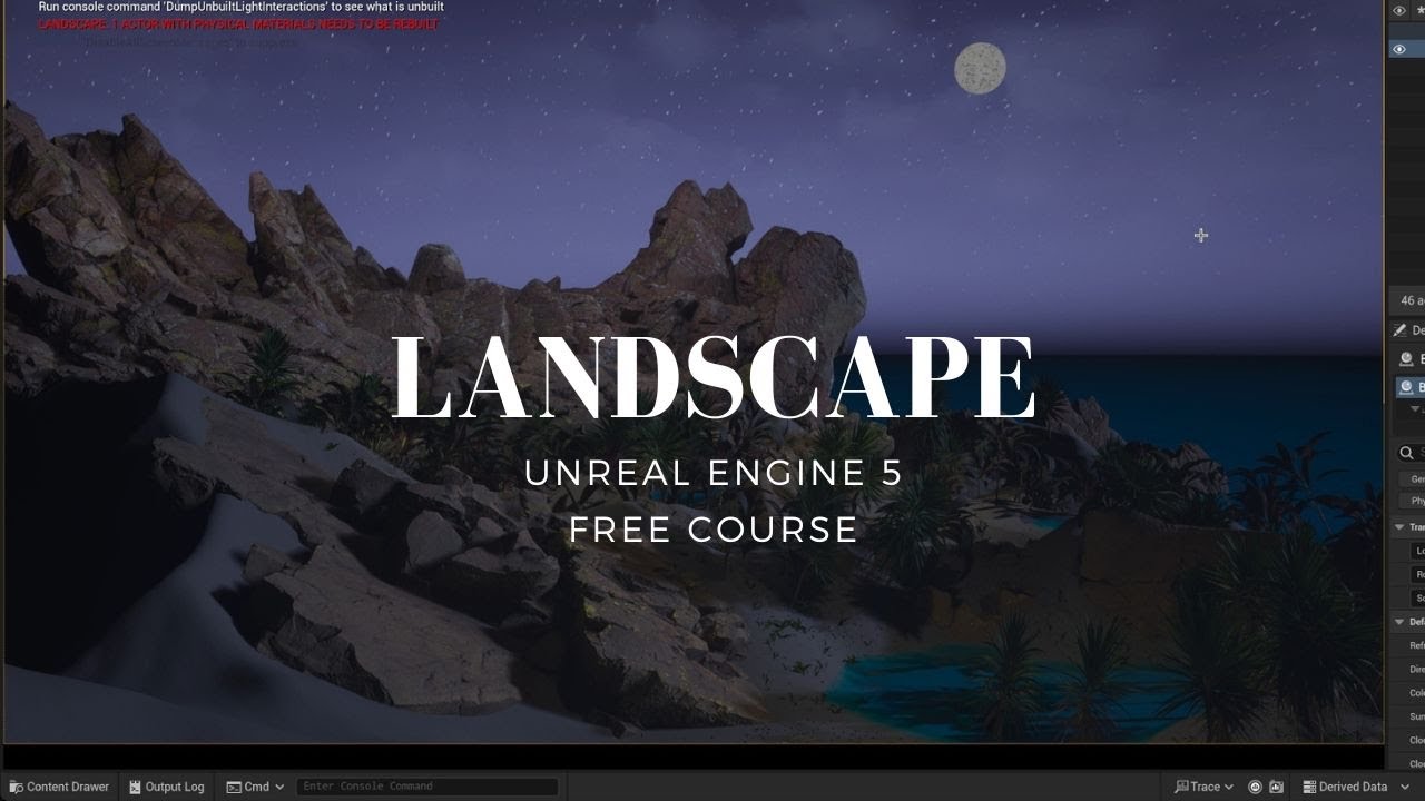 El SECRETO para un LANDSCAPE REALISTA en UNREAL ENGINE 5 desde CERO 🌄🚀 ...