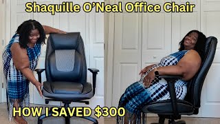 SHAQUILLE O NEAL NEREUS EXECUTIVE SEATING OFFICE DEPOT BIG AND COMFORTABLE OFFICE CHAIR