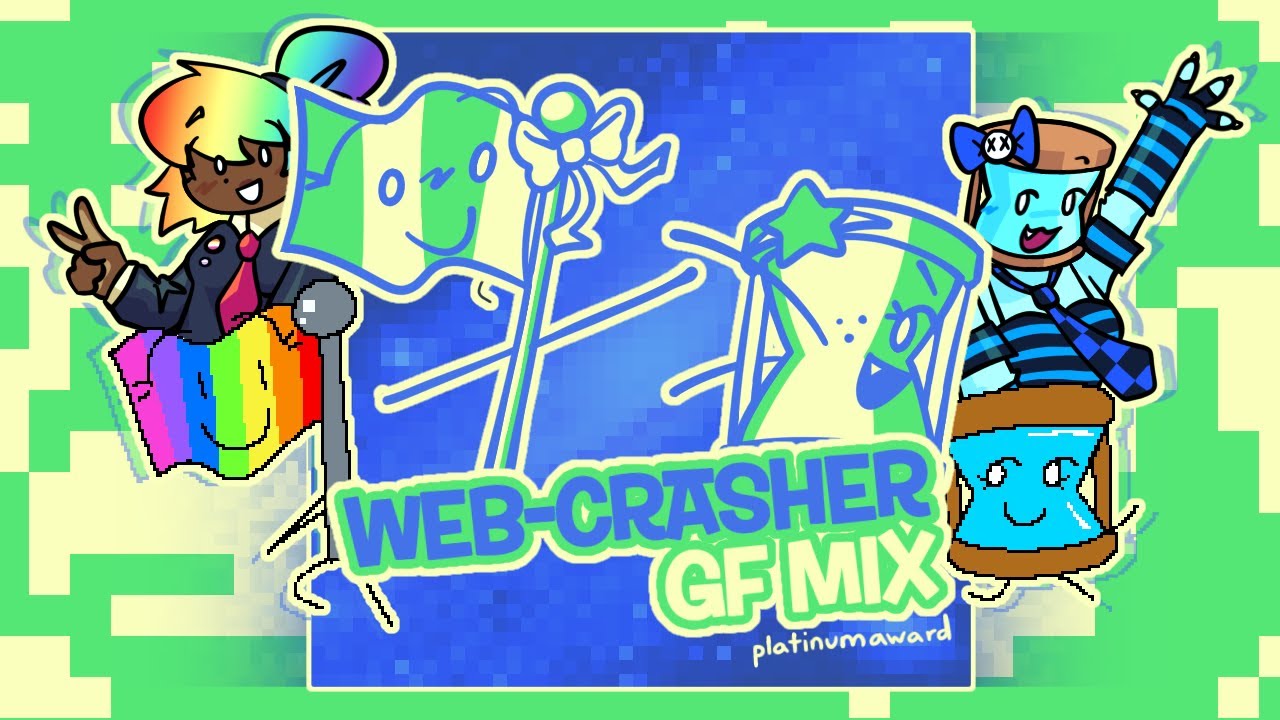 FNF: BFDI 26 (CHARACTER MIX UPDATE!) -  Web-Crasher (GF mix)
