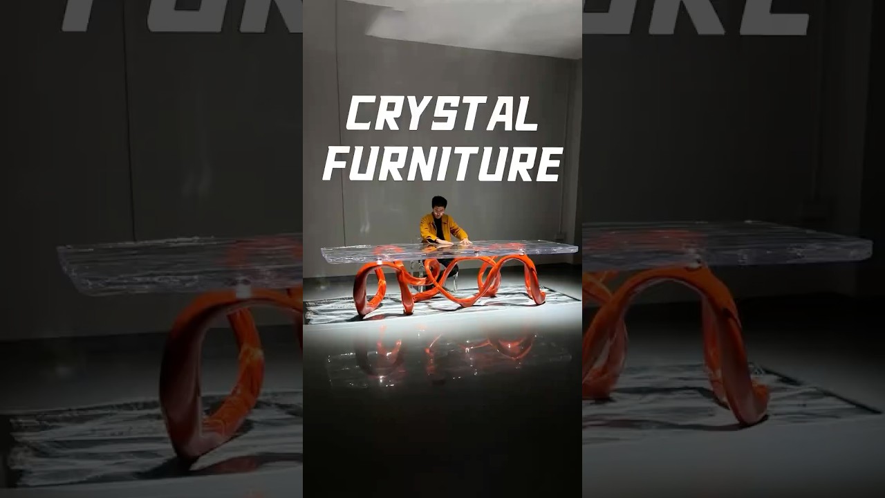 Glacier furniture that freezes light | Crystalline Coffee Tables & Sculptural Chairs for US Homes