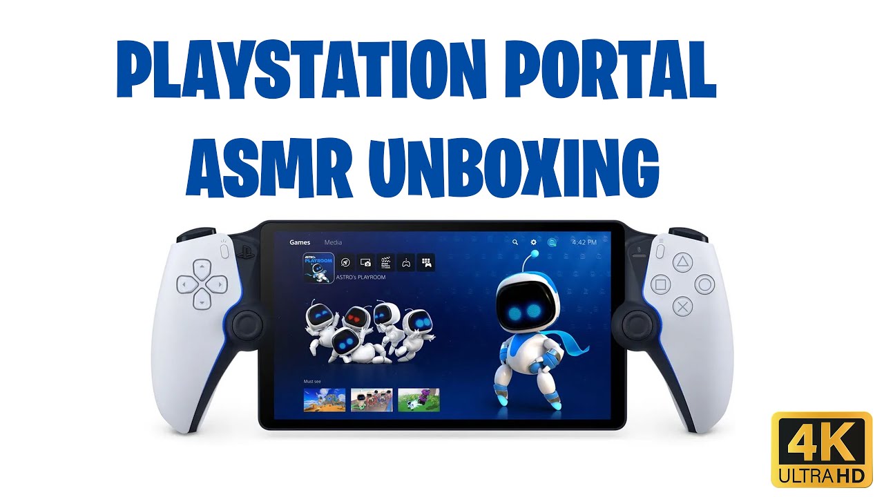 PlayStation Portal Remote Player The Handheld Gateway To Your PS5 Unboxing  - ASMR 