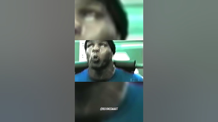 Mike Tyson in the Gym