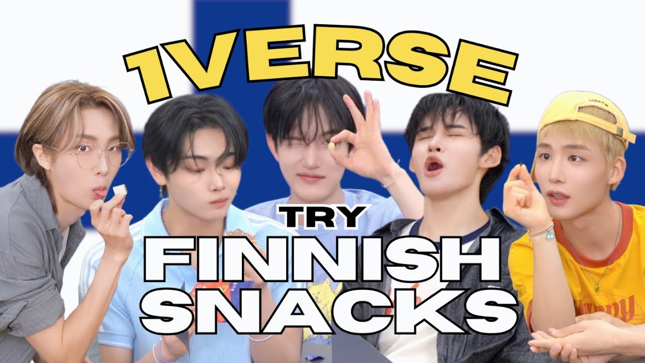 SNACK SPECIAL EP.14 | 1VERSE Try FINNISH Snacks For The First Time!