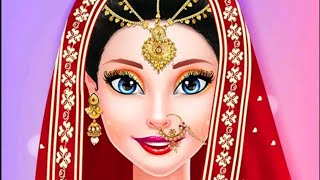 Indian Wedding Makeup Game👸💄 | Wedding fashion style Indian dress up & makeup | @SRGames786 screenshot 5