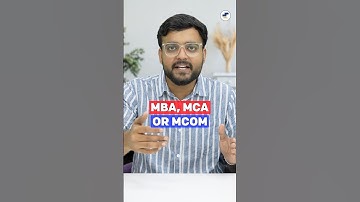 Confused Between MBA, MCA or MCom? Choose the Right PG Course!🔥#mba #mca #mcom #students