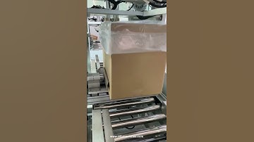 Automatic bag in box machine bag forming inserting carton box machine
