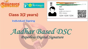 How to apply Paperless DSC (Digital Signature Certificate) Aadhaar Based in 5 Minutes