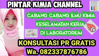 Cabang ilmu kimia dan ...