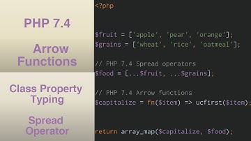 php 7.4 ~ Lesson 5: PHP Spread operator (Unpacking arrays)