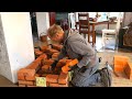 I continue to build a unique in heat capacity furnace with secondary air ! Part 2
