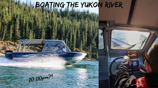 Boating in the Land of the Midnight Sun Yukon Canada