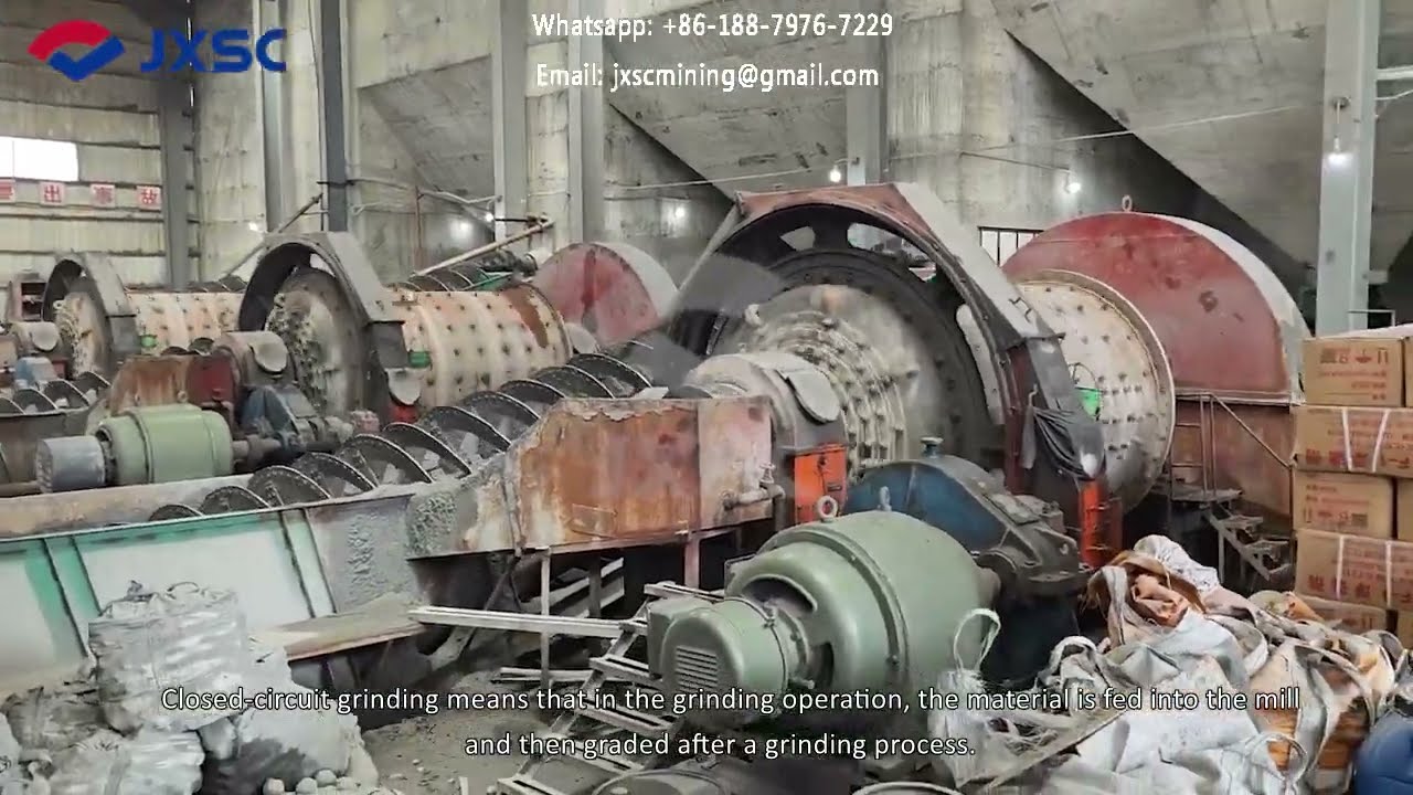 Spiral Classifier + Ball Mill = Closed Circuit Grinding