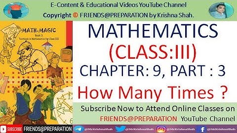 How many times Chapter 9 - Part 3 | Class 3 Maths