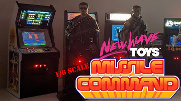 New Wave Toys Missile Command Unboxing & Review of the 1/6 Scale Atari Arcade Collectible.