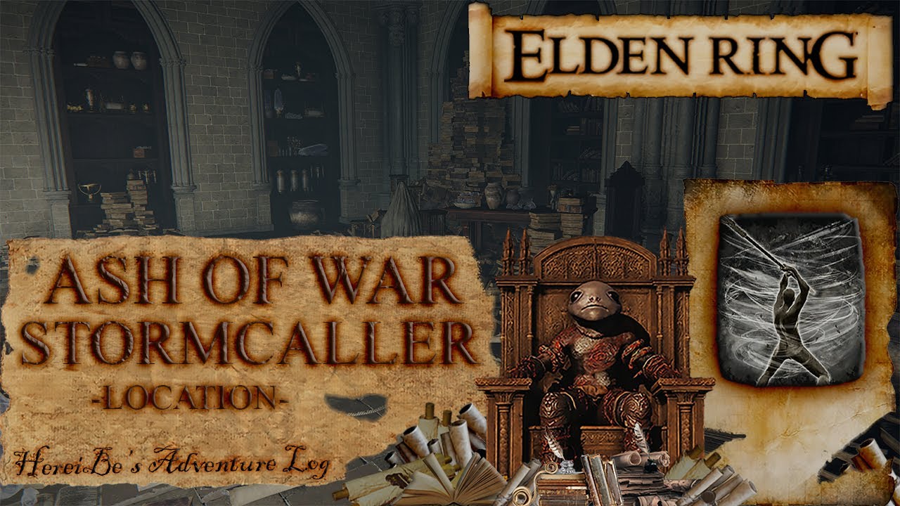 Ash of War Stormcaller Location Elden Ring YouTube