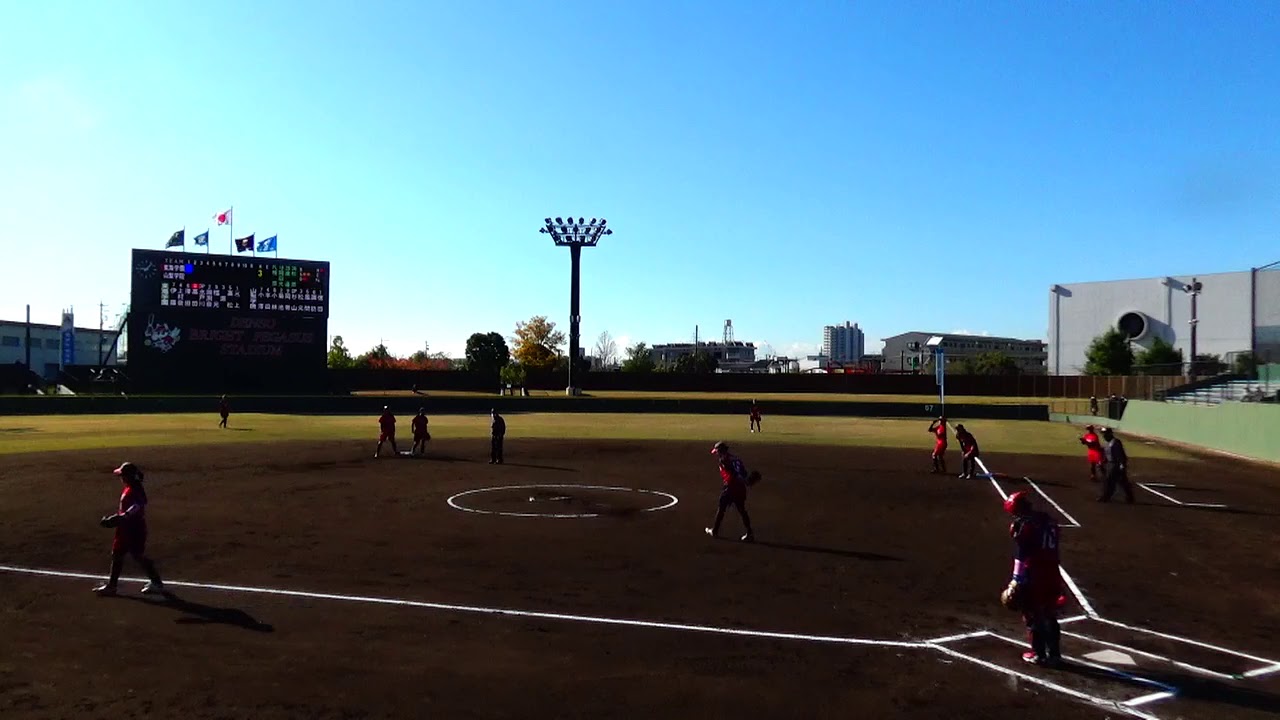 ソフトボール 東海学園大学vs山梨学院大学 11 10 Youtube