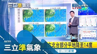 明天(3/25)至周五(3/27)暖氣團增強! 各地高溫飆30度! 這天恐變天...│氣象老大吳德榮│【三立準氣象】20200324│三立新聞台