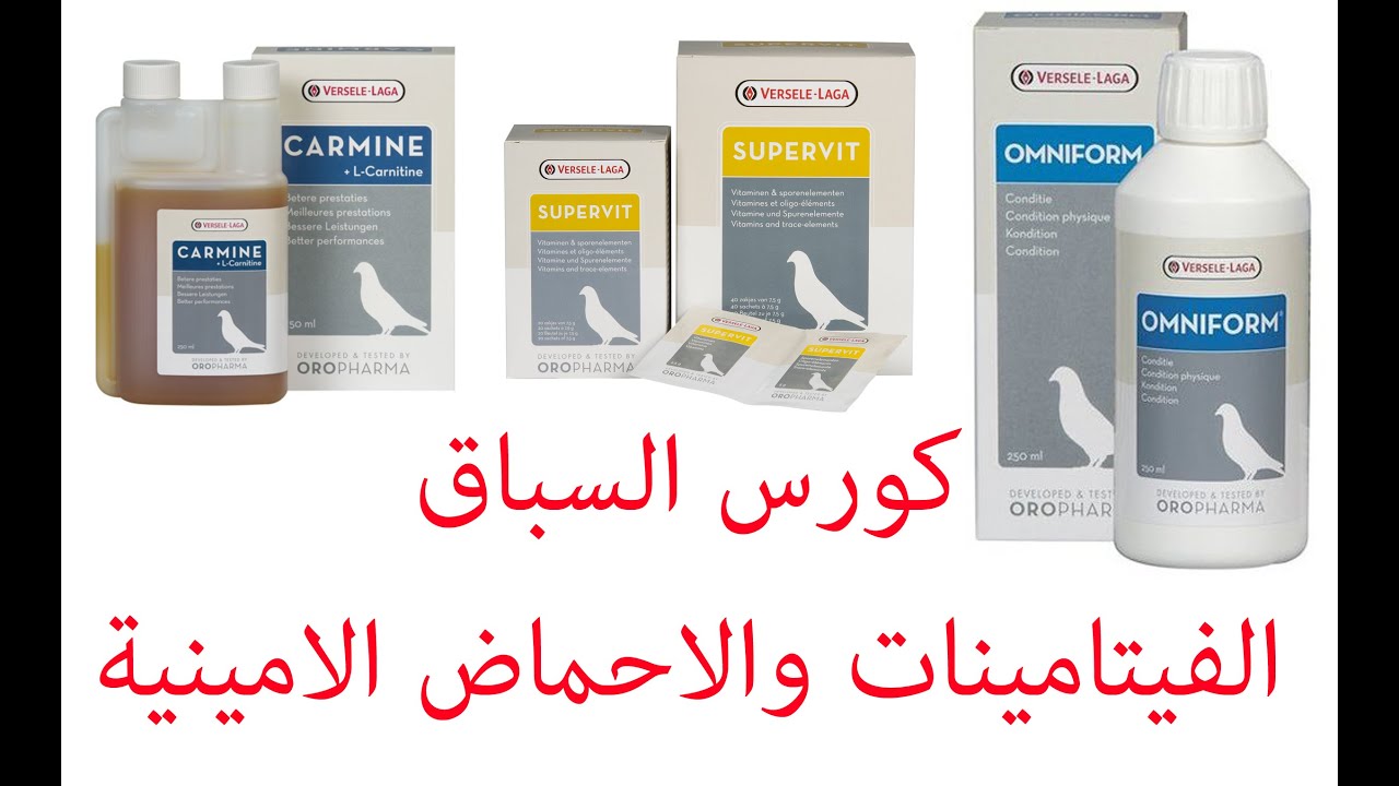 ادوية السباق   غاوي الحمام الزاجل مع احمد فارس الجزء 2 الفيتامينات والاحماض الامينية ح 24