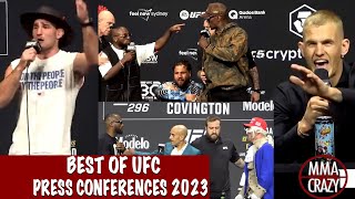 Best UFC Press Conference Highlights of 2023