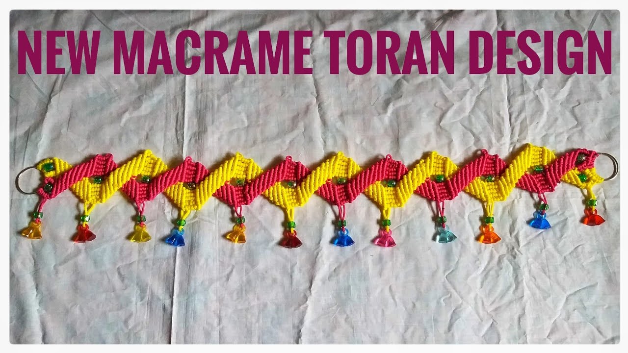 Simple Macrame Toran design