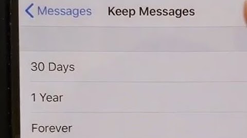 iPhone 11 Pro: How to Change Keep Messages for 30 Days / 1 Year / Forever | iOS 13