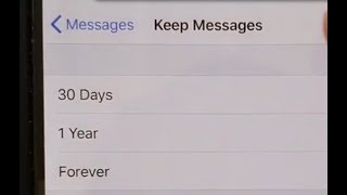 iPhone 11 Pro: How to Change Keep Messages for 30 Days / 1 Year / Forever | iOS 13 screenshot 3