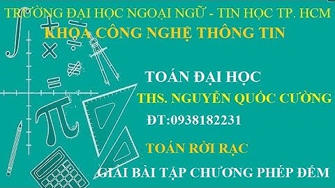 Bài tập phép đếm trong toán rời rạc năm 2024