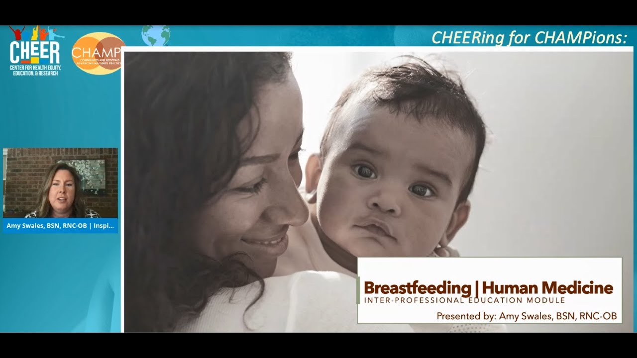 Breastfeeding | Human Medicine - CHEERing for CHAMPions Conference 2021