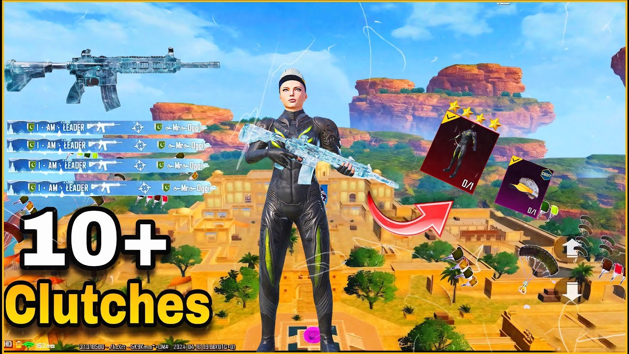 10 Beat Clutches In This Video Conquer Lobby| AloneLEADER PUBG MOBILE ...