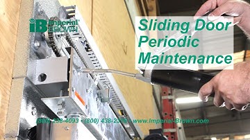 How To Perform Periodic Maintenance on a Walk-in Cooler Sliding Door