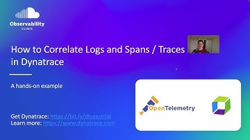 How to Correlate Logs and Spans / Traces​ in Dynatrace
