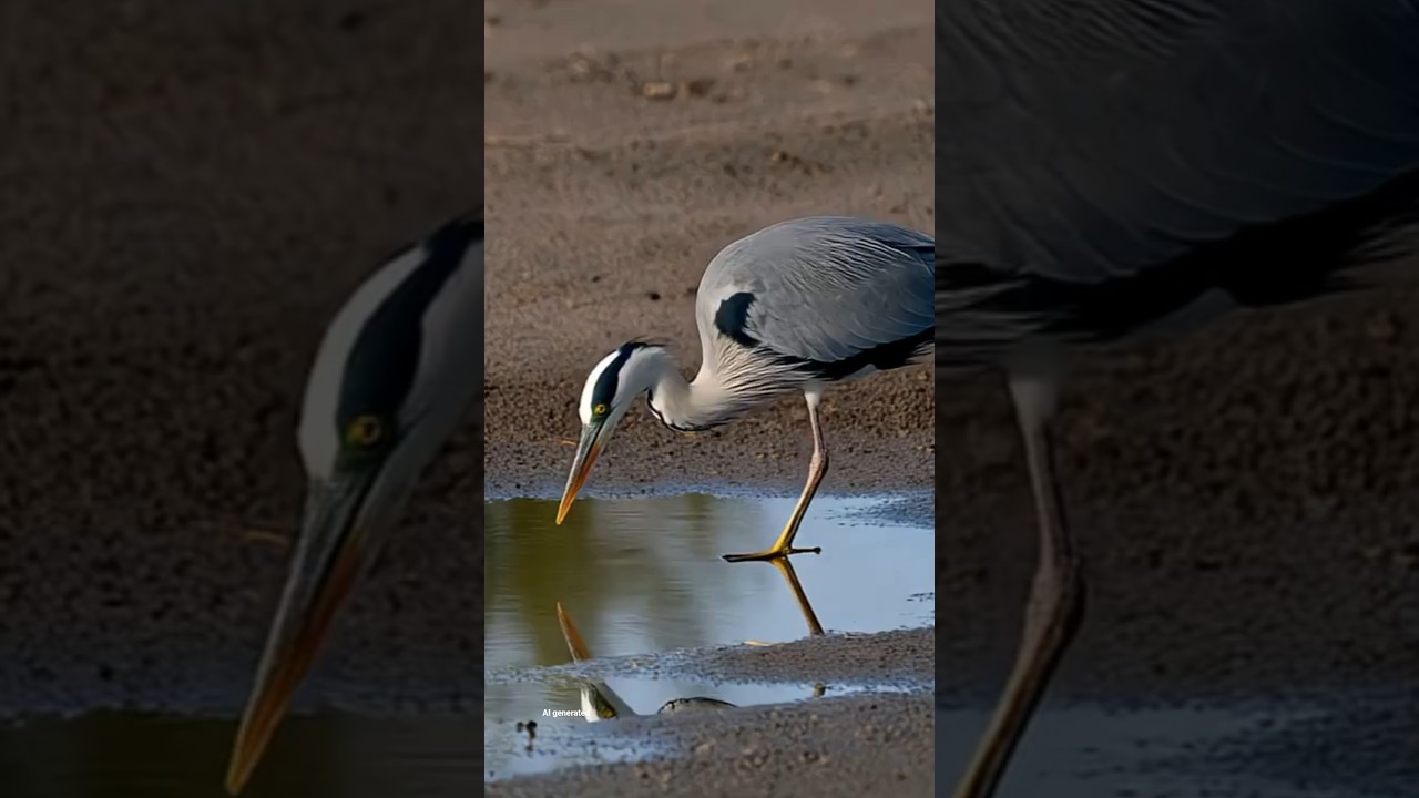 Grey heron,    
