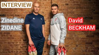 David Beckham and Zidane : Interview FR & ENG - ENG SUBS