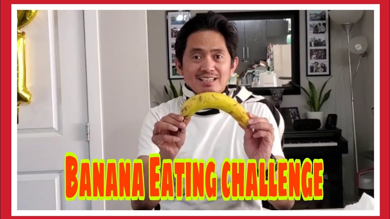 Banana Eating Challenge No Touch! YouTube