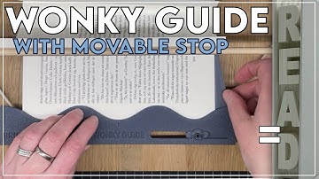 Wonky Guide / Graph Style Pattern / Book folding without folding / Curved Cut Lines / Mark and Cut