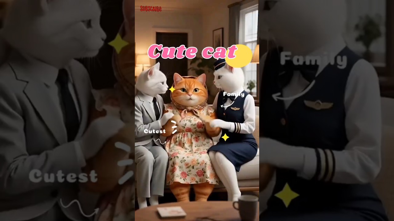 An Orange Cat Rescues a White Kitten Abandoned by Its Mother 🧡😿 