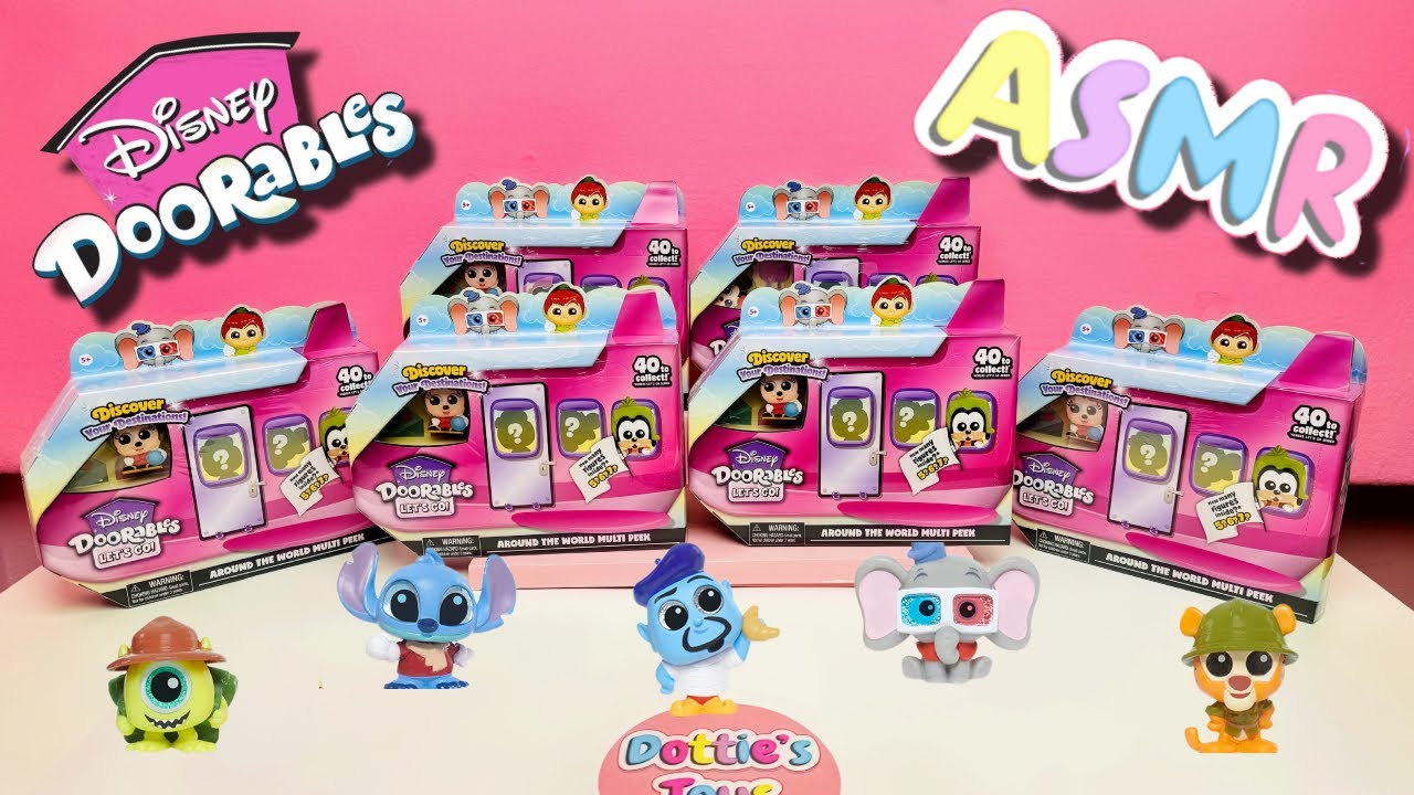 ASMR Unboxing Disney Doorables Let's Go Around The World!!! 