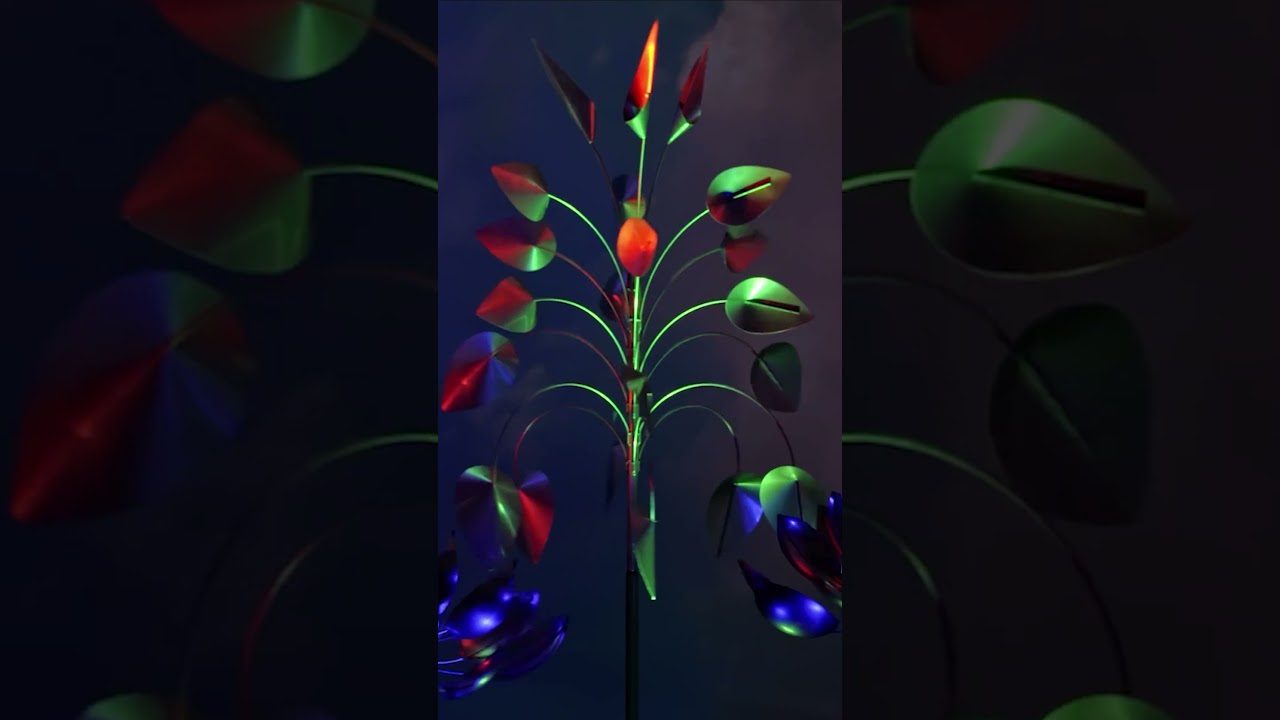 Weeping Willow Stainless Steel Lyman Whitaker Wind Sculpture Short