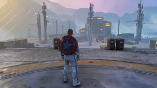 Marvel's Avengers PS4 - Captain America Arctic Commander Suit Combat Gameplay