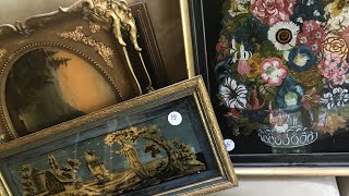 Shopping Hoarders estate sale tons of antiques and treasures Lots of tools and Interesting paintings