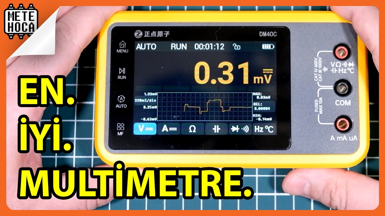 MUAZZAM! | ALIENTEK DM40C OSİLOSKOP MULTİMETRE | DÜRÜST İNCELEME