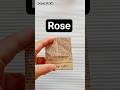 easy origami rose #diy #craft