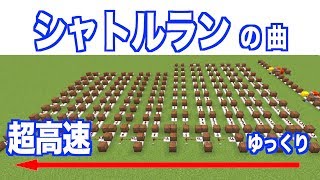 【音符ブロック】だんだん速くなりすぎる「シャトルラン」の曲【マイクラ】