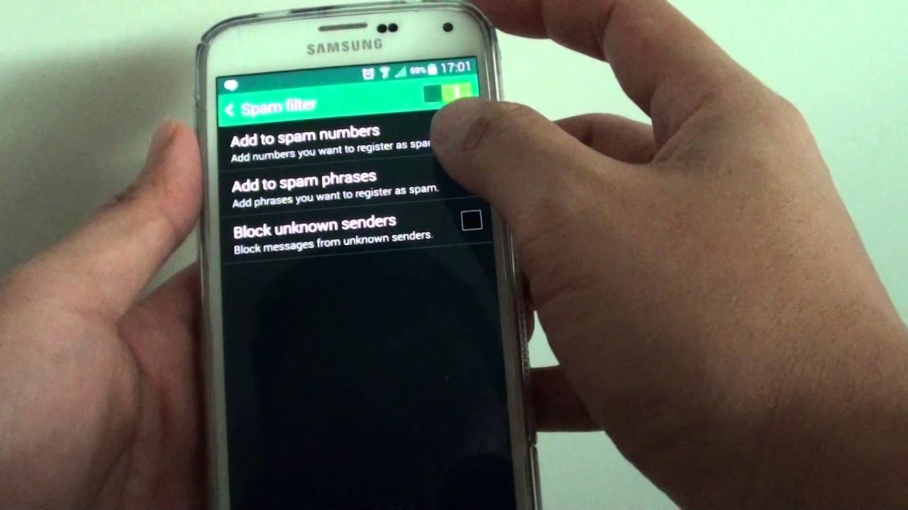 Samsung Galaxy S5: How to Block Phone Number Sending You SMS Text Messages With Criteria ...