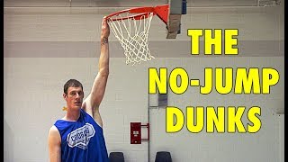 4 Basketball Players Who Did The NO-JUMP DUNKS! screenshot 3