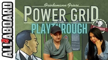 POWER GRID with THE ROBOTS EXPANSION | Board Game | 2-Player Playthrough | Power to the People