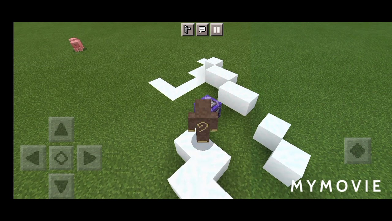How to make a snow block while walking using command block Minecraft