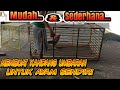 Cara membuat kandang umbaran untuk ayam sendiri simple dan sederhana